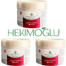 Hekimoğlu 3 Adet  Kafur Özlü Masaj Kremi 100 ml