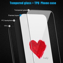 Cool-M For Samsung Galaxy S23 Ultra 5g Tpu+Pc+Temperli Cam Telefon Damla Geçirmez Kılıf Şık Desen Baskı Anti-Çizelge Arka Kapak (Yurt Dışından)