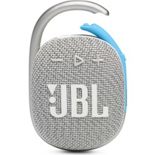 JBL Clip4, Ekolojik Bluetooth Hoparlör, IP67, Beyaz