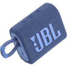 Jbl Go3, Ekolojik Bluetooth Hoparlör, IP67, Mavi