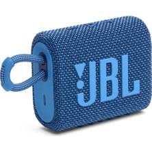 JBL Go3, Ekolojik Bluetooth Hoparlör, IP67, Mavi