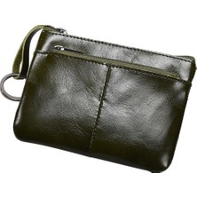 Xstone AP127 Mini Cüzdan Orijinal Cowhide Deri Para Çantası Fermuar Küçük Koruma Değişikliği Kartı Anahtar Depolama Çantası (Yurt Dışından)