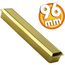 Badem10 Monte Mobilya Çekmece Dolap Kapak Kulpu Plastik Gold Altın Kulp 96 mm