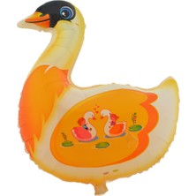 Hit Dükkan Kuğu Büyük Boy 60CMX52CM Folyo Balon (Helyum) No:4