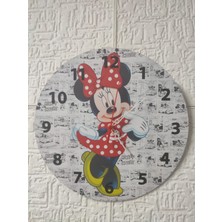 Wood 14 Dizayn Mini & Miki Ahşap Saat