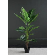 Nettenevime Yapay Ağaç Areka Ağacı Palmiye Ağacı Salon Bitkisi 140CM Siyah Saksılı