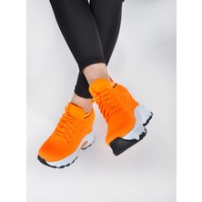 Lady Kadın Dolgu Topuklu Triko Spor Ayakkabı