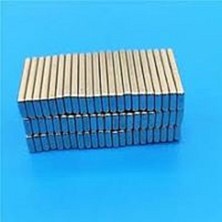 TR Magnet 20 x 6 x 2 mm Boy:20, En:6 ,kalınlık:2 Köşeli Neodyum Mıknatıs