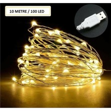 Alshop Peri Led Işık 10 Metre Usb ile Çalışan Çok Amaçlı Dekoratif Aydınlatma