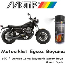 Motip Isıya Dayanıklı Boya Siyah 400 ml 690 Derece