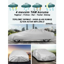 Sergül Toyota Corolla   Miflonlu Premium Araba Brandası