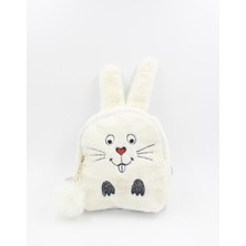 Chantaky 039 3000 Beyaz Peluş Tavşan Çocuk Sırt Çantası