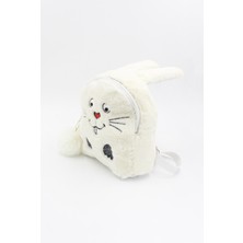Chantaky 039 3000 Beyaz Peluş Tavşan Çocuk Sırt Çantası