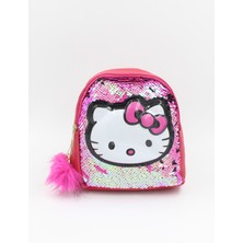 Chantaky Hello Kitty Kedicikli Işıklı Pembe Payetli Sırt Çantası Günlük Kullanıma Uygun