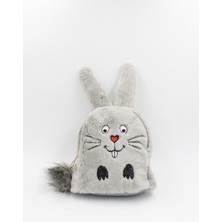 Chantaky 039 3000 Gri Peluş Tavşan Çocuk Sırt Çantası