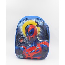 Chantaky 039 2001 Örümcek Adam 3 Boyutlu Mavi Okul Çanta