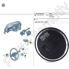 Pelit Otomotiv Passat  cc (Orjinal) Kontak Anahtar Çerçevesi 3AA905219A 9b9