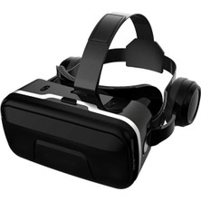 Fogy Sanal Gerçeklik Gözlüğü Kulaklıklı 3D Vr Filmler & Video Oyunları Tüm Telefonlara