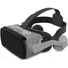 Fogy Sanal Gerçeklik Gözlüğü Kulaklıklı 3D Vr Filmler & Video Oyunları Tüm Telefonlara