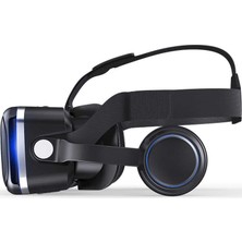Fogy Apple Iphone 11/12/13/14 Uyumlu Sanal Gerçeklik Gözlüğü Kulaklıklı 3D Vr Filmler&video Oyunları