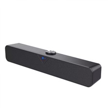 Lenovo Lecoo DS102 Bluetooth + Kablolu BT/USB/AUX Stereo 6W Soundbar Taşınabilir Hoparlör Siyah