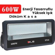 Dls 600W Led Projektör Park Bahçe Çevre Site Bina Tabela Dış Mekan Led Lamba