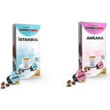 ESPRESSOMM Espressomm® Classic Karışık Istanbul&ankara Kapsül Kahve (10 Adet) - Nespresso® Uyumlu*