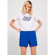 JJXX Jxsally Kadın Beyaz T-Shirt 12227968-BrightWhite