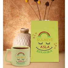 Bk Gift Sarı Sert Kapaklı Defter ve Middle Kupa Seti, Arkadaşa Hediye, Yeni Iş Hediyesi, Doğum Günü Hediyesi-17