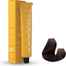 Maxx Deluxe Tüp Boya 7.00 Yoğun Kumral 60 ml x 4 Adet + Sıvı Oksidan 4 Adet