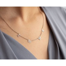 Nida Jewelry 925 Ayar Gümüş Harf Isim Kolye