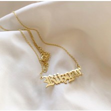 Nida Jewelry 925 Ayar Gümüş Isim Kolye