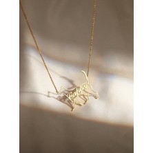 Nida Jewelry 925 Ayar Gümüş Kedi Isim Kolye