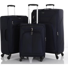 Mçs Üçlü Lüx Kumaş Valiz Seti V116