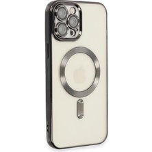 Tech Gross iPhone 12 Pro Kılıf Kross Magneticsafe Kapak - Siyah