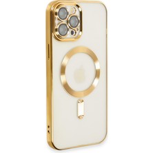 Tech Gross iPhone 12 Pro Kılıf Kross Magneticsafe Kapak - Gold