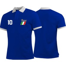 Offside Clothes Azzurri - Italya Retro Polo Tişört