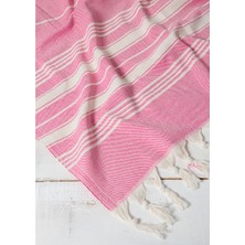 Kyver Başak Desenli %100 Pamuk Plaj, Hamam Peştemal, Banyo, Misafir, Havuz, Spa Havlusu 90X190 cm