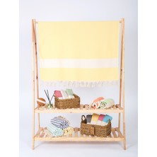 Kyver Elmas Desenli %100 Pamuk Plaj, Hamam Peştemal, Banyo, Misafir, Havuz, Spa Havlusu 90X190 cm