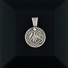 CLG Silver 925 Ayar Mevlana Tasarım Gümüş Cevşen Kolye