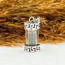 CLG Silver Grekli Özel Tasarım 925 Ayar Gümüş Cevşen Kolye