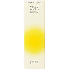 Goodal Tangerine Vita C Dark Circle Eye Cream - Yeşil Mandalina Özlü Aydınlatıcı Göz Kremi