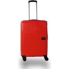 Fossil Orta Boy Pp Valiz 1138 Kırmızı Valiz