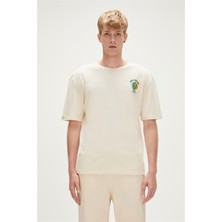 Bad Bear Re-Social Recycle Marshmallow Beyaz T-Shirt Baskılı Erkek Tişört