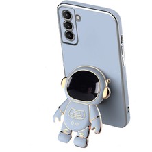 Apsuwa Samsung Galaxy A73 Kılıf Astronot Standlı Silikon + Ekran Koruyucu