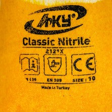 Aky 506006 Classic Nitril Eldiven No:10