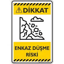 İsg Tabelam 25x35cm/kompozit/Enkaz Düşme Riski