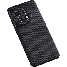 Xshop Oneplus 11 5g Naylon Kaplamalı Tpu Kılıfı Dokuma Dokusu Slip Anti-Slatch Anti-Clatf Cover (Yurt Dışından)