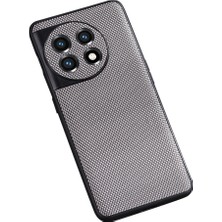 Xshop Oneplus 11 5g Naylon Kaplamalı Tpu Kılıfı Dokuma Dokusu Slip Anti-Slatch Anti-Clatf Cover (Yurt Dışından)