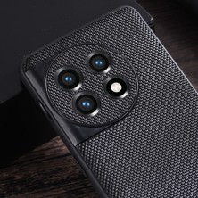 Xshop Oneplus 11 5g Naylon Kaplamalı Tpu Kılıfı Dokuma Dokusu Slip Anti-Slatch Anti-Clatf Cover (Yurt Dışından)